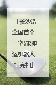 长沙造全国首个“智能押运机器人”亮相