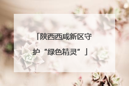 陕西西咸新区守护“绿色精灵”