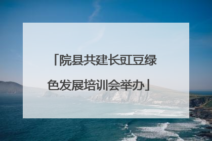 院县共建长豇豆绿色发展培训会举办