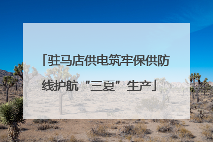 驻马店供电筑牢保供防线护航“三夏”生产