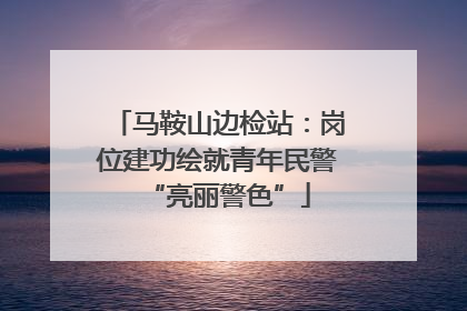 马鞍山边检站：岗位建功绘就青年民警“亮丽警色”