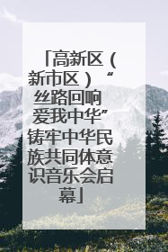 高新区（新市区）“丝路回响 爱我中华”铸牢中华民族共同体意识音乐会启幕