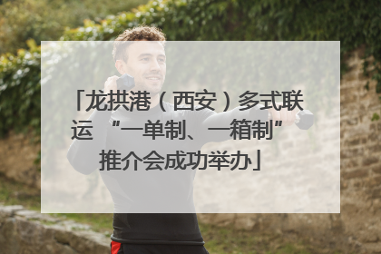 龙拱港（西安）多式联运 “一单制、一箱制” 推介会成功举办