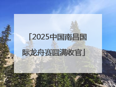 2025中国南昌国际龙舟赛圆满收官