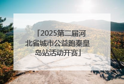 2025第二届河北省城市公益跑秦皇岛站活动开赛