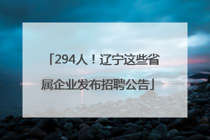 294人！辽宁这些省属企业发布招聘公告